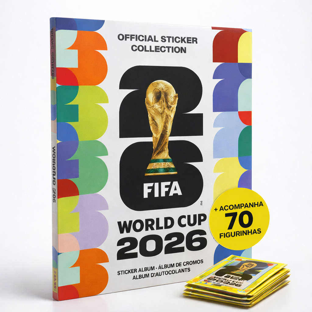 Álbum Oficial De Figurinha Copa Do Mundo Fifa 2026 - Capa Dura